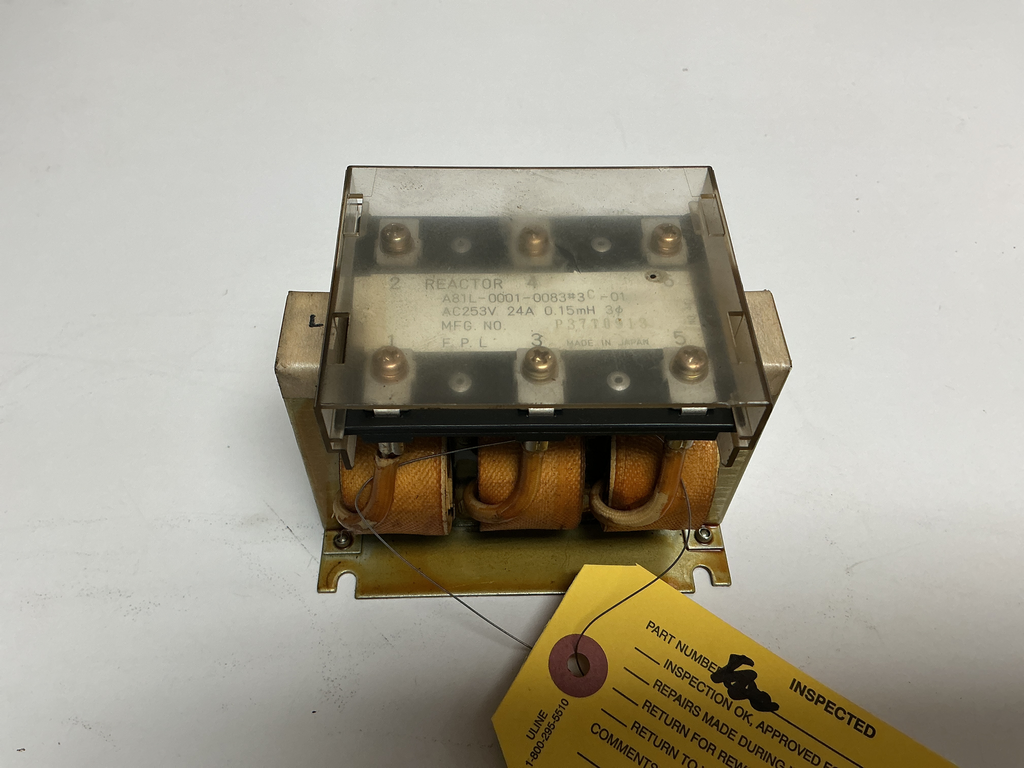 Fanuc A81L-0001-0083#3C-01 Reactor "#4"