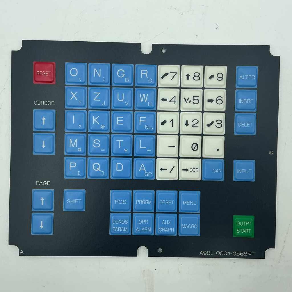Fanuc Keysheet Membrane A98L-0001-0568#T