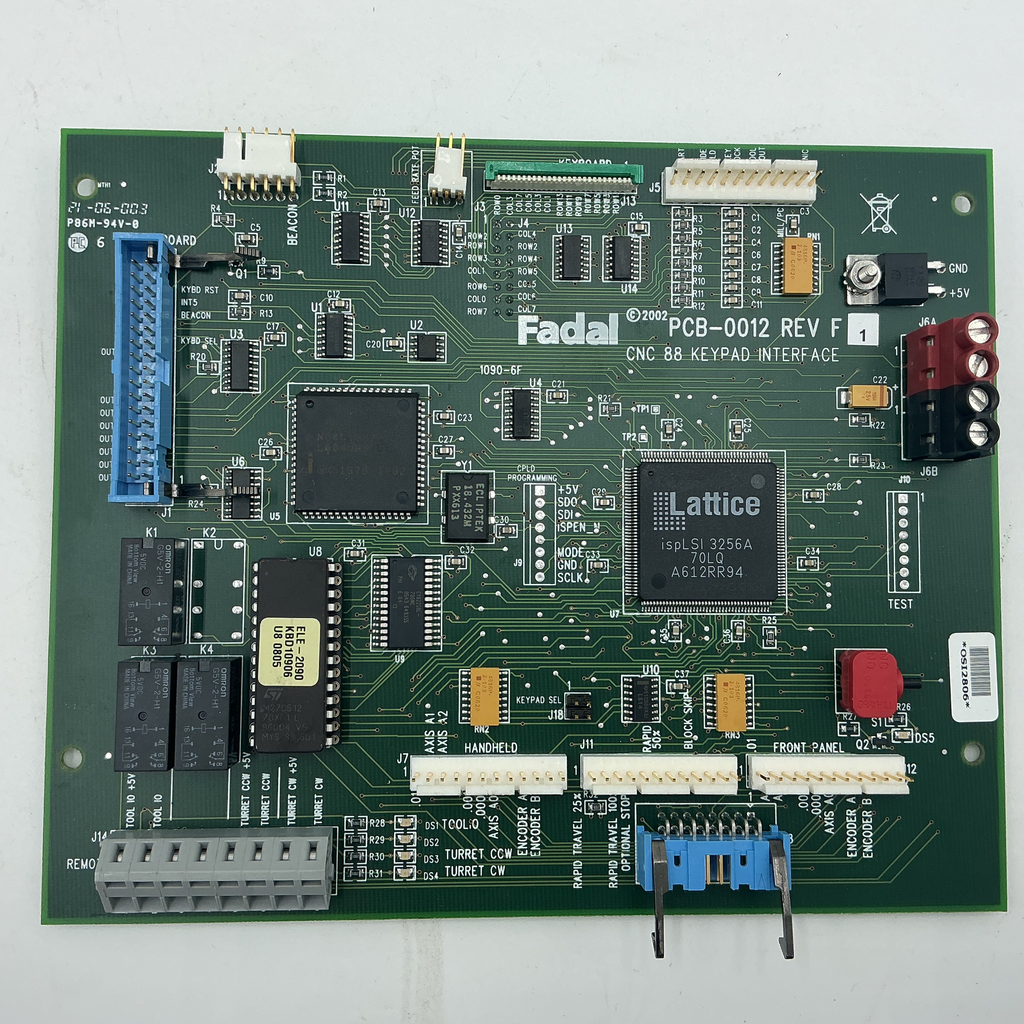Fadal Keypad Interface PCB-0012 REV F