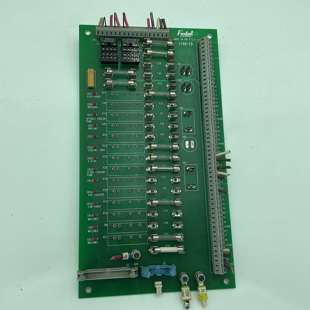 Fadal Power Control PCB 1100-1D