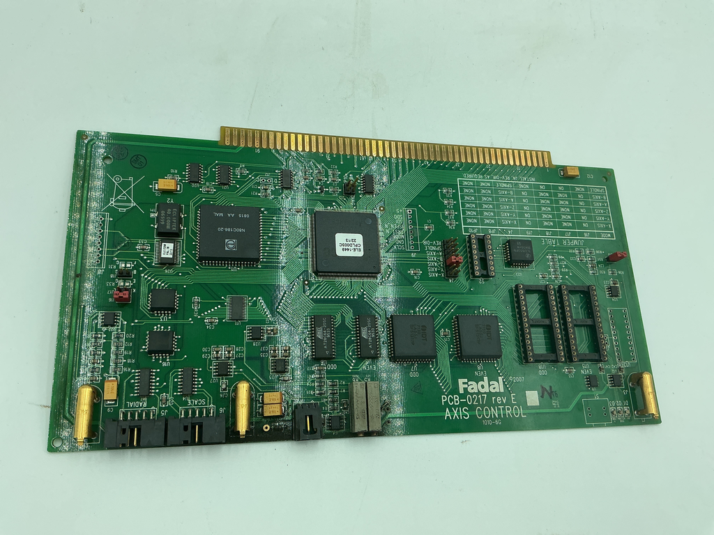 Fadal Axis Controller Board AC-DC PCB-0217 REV.E 1010-6G