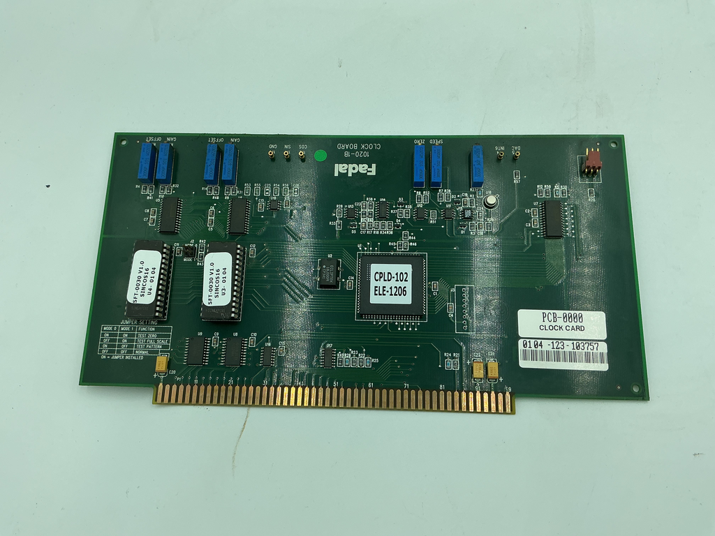 Fadal Clock Card