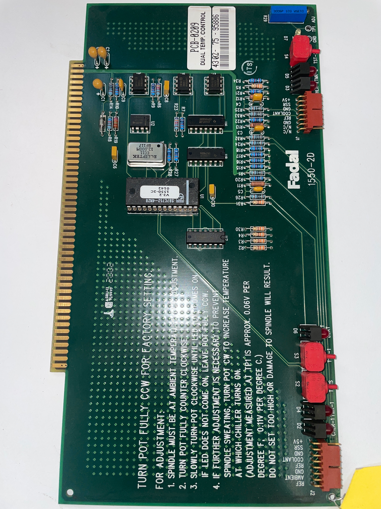 Fadal 1550-2D PCB