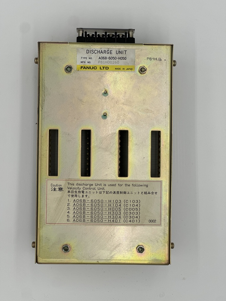 A06B-6050-H050 - Discharge Unit (Used)