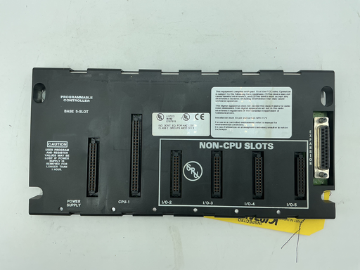 GE Fanuc Modular CPU Baseplate IC693CHS397J