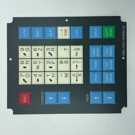 Fanuc Keysheet Membrane A98L-0001-0518#M02
